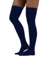 ATN Compression Thigh High Stockings - Navy