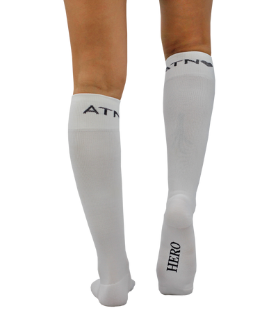 ATN Compression Knee High - White