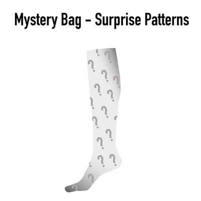 Mystery Bag - 3 Pairs of 20-30 mmHg Knee High Compression Socks - Unisex
