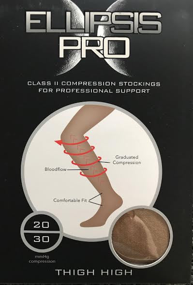 ATN Compression Thigh High Stockings - Bronze
