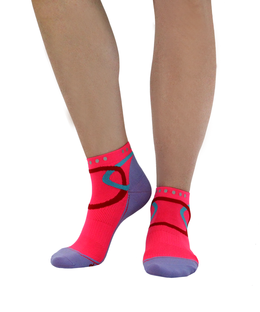 ATN SportsEdge Training Ankle Sock - Power Pink